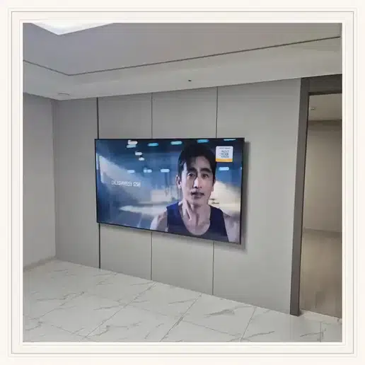 월곡두산위브 벽걸이티비 설치 상담 참고 사진 1