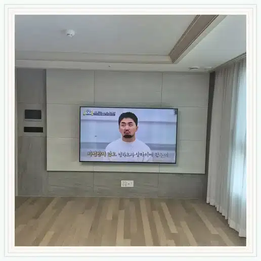 방배대우디오빌 벽걸이티비 설치 상담 참고 사진 1