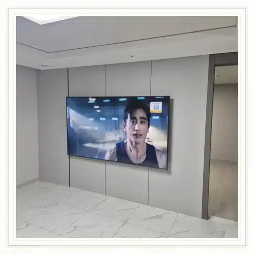 답십리청솔우성 벽걸이티비 설치 상담 참고 사진 1